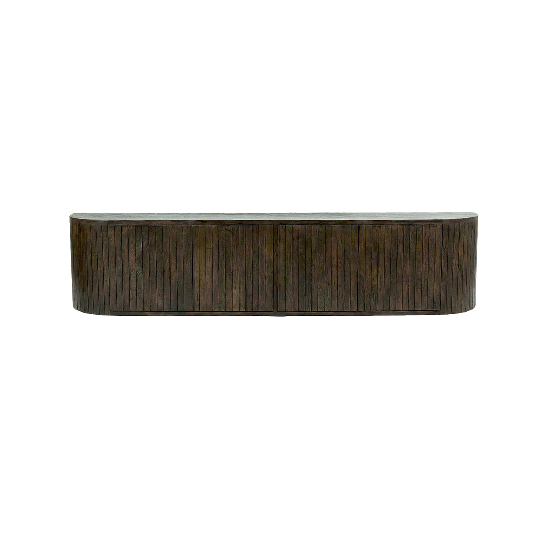 LABEL51 Tv-Meubels Miya - Espresso - Mangohout - 190 cm