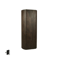 LABEL51 Bergkasten Miya - Espresso - Mangohout - 140 cm - Links