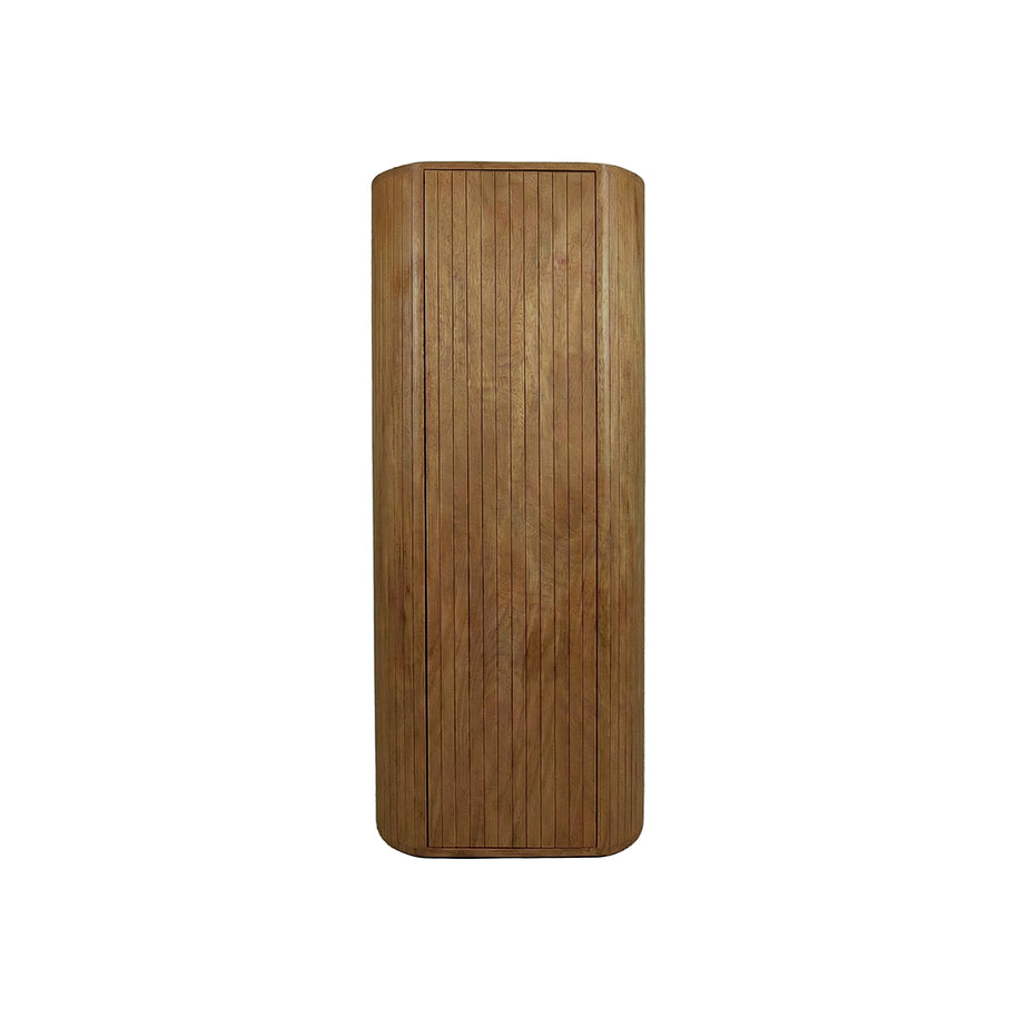 LABEL51 Bergkasten Miya - Nature Smooth - Mangohout - 140 cm - Links