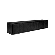 LABEL51 Tv-Meubels Nori - Zwart - Mangohout - 190 cm