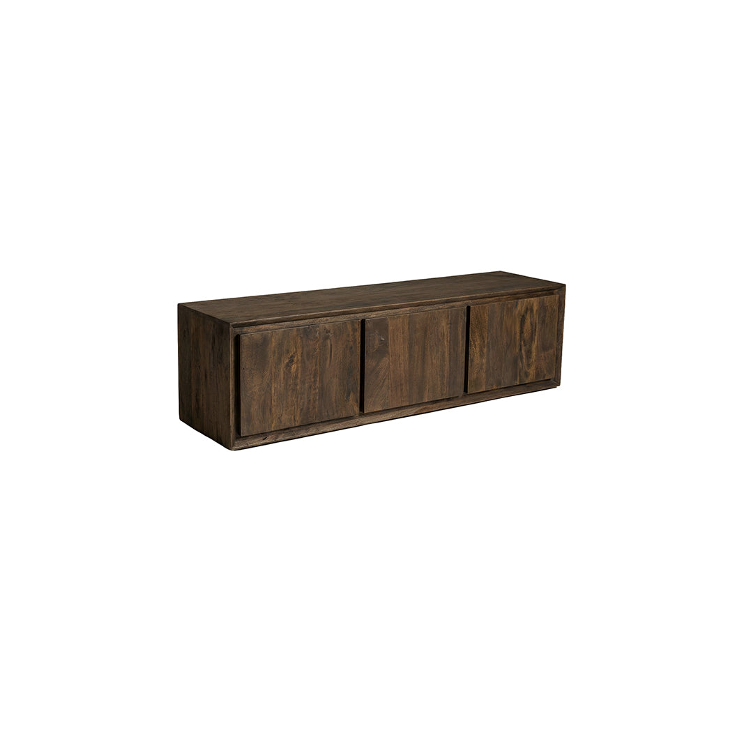LABEL51 Tv-Meubels Nori - Espresso - Mangohout - 140 cm
