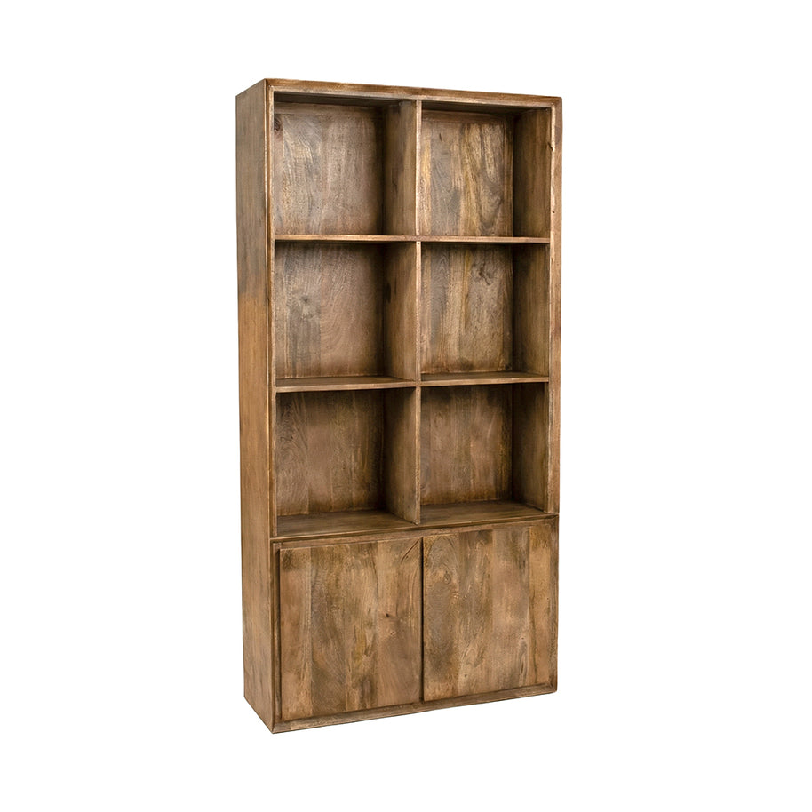 LABEL51 Boekenkasten Nori - Nature Smooth - Mangohout - 100 cm