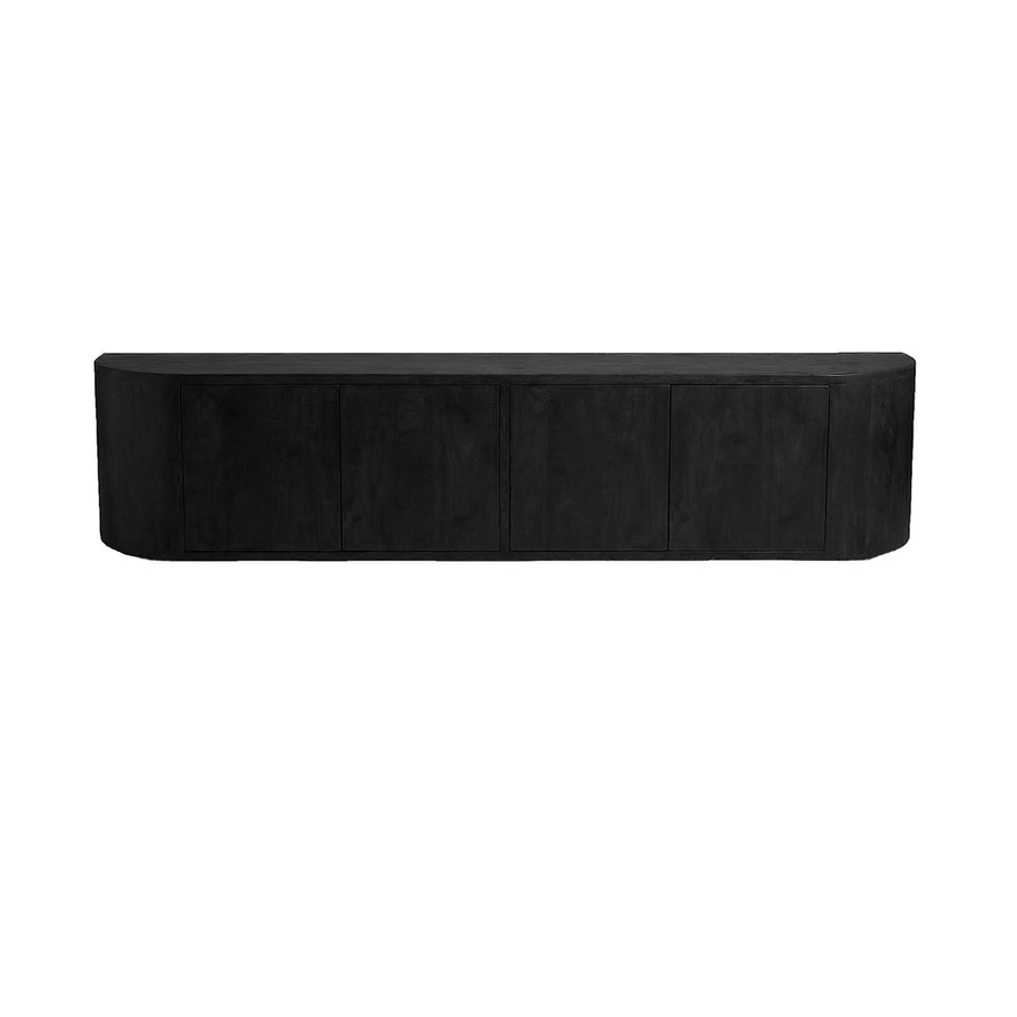 LABEL51 Tv-Meubels Saya - Zwart - Mangohout - 220 cm