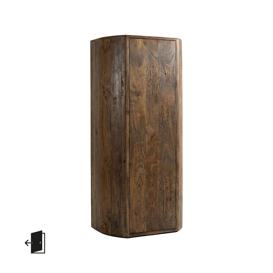 LABEL51 Bergkasten Saya - Espresso - Mangohout - 160 cm - Links
