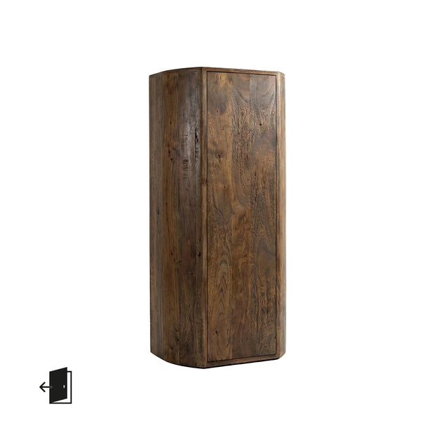 LABEL51 Bergkasten Saya - Espresso - Mangohout - 140 cm - Links