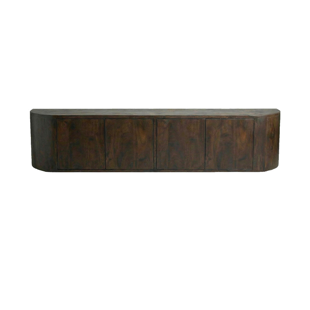 LABEL51 Tv-Meubels Saya - Espresso - Mangohout - 220 cm