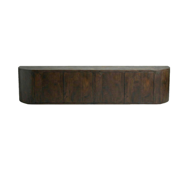 LABEL51 Tv-Meubels Saya - Espresso - Mangohout - 220 cm