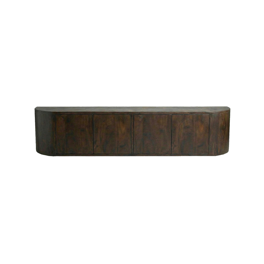 LABEL51 Tv-Meubels Saya - Espresso - Mangohout - 190 cm
