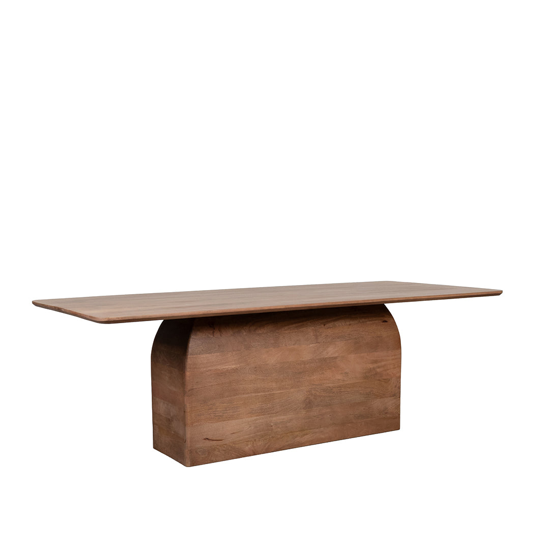 LABEL51 Eetkamertafels Owen - Nature Smooth - Mangohout - 220 cm - Rechthoek