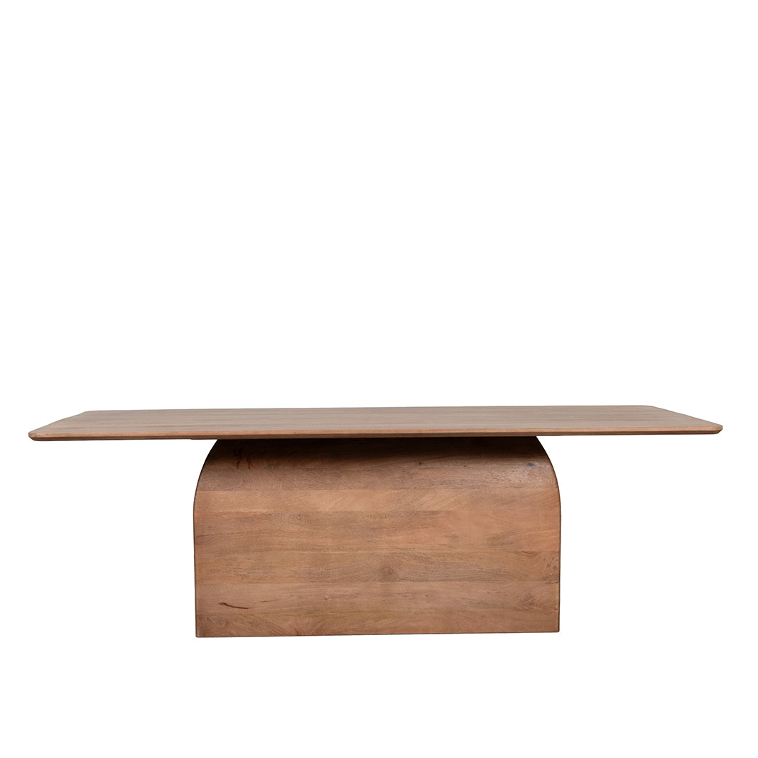 LABEL51 Eetkamertafels Owen - Nature Smooth - Mangohout - 220 cm - Rechthoek