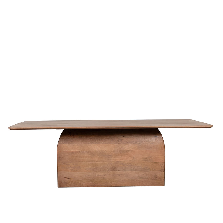LABEL51 Eetkamertafels Owen - Nature Smooth - Mangohout - 220 cm - Rechthoek
