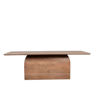 LABEL51 Eetkamertafels Owen - Nature Smooth - Mangohout - 220 cm - Rechthoek