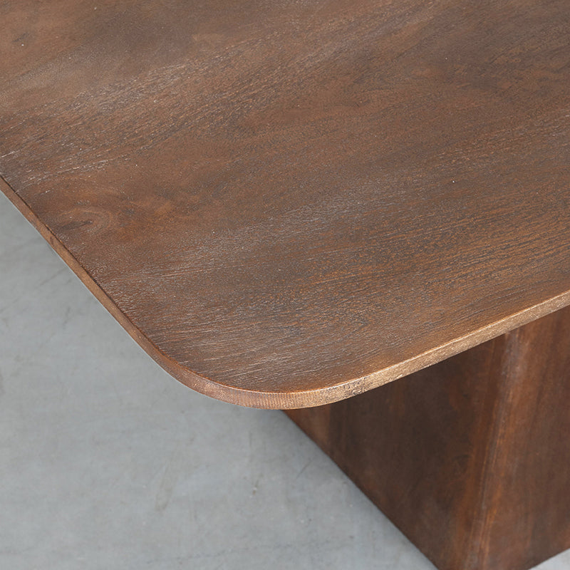LABEL51 Eetkamertafels Owen - Nature Smooth - Mangohout - 220 cm - Rechthoek