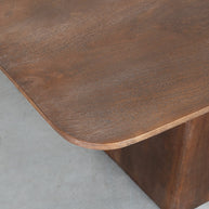 LABEL51 Eetkamertafels Owen - Nature Smooth - Mangohout - 220 cm - Rechthoek
