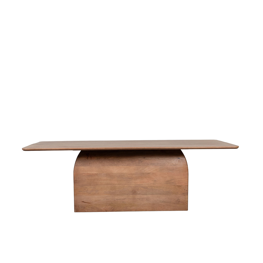LABEL51 Eetkamertafels Owen - Nature Smooth - Mangohout - 200 cm - Rechthoek