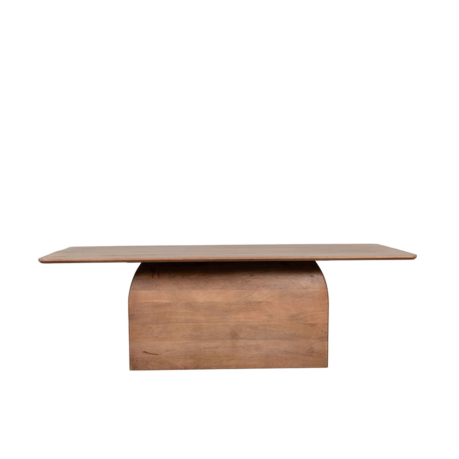 LABEL51 Eetkamertafels Owen - Nature Smooth - Mangohout - 200 cm - Rechthoek