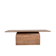 LABEL51 Eetkamertafels Owen - Nature Smooth - Mangohout - 200 cm - Rechthoek