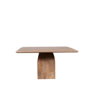 LABEL51 Eetkamertafels Ingo - Nature Smooth - Mangohout - 140 cm - Vierkant