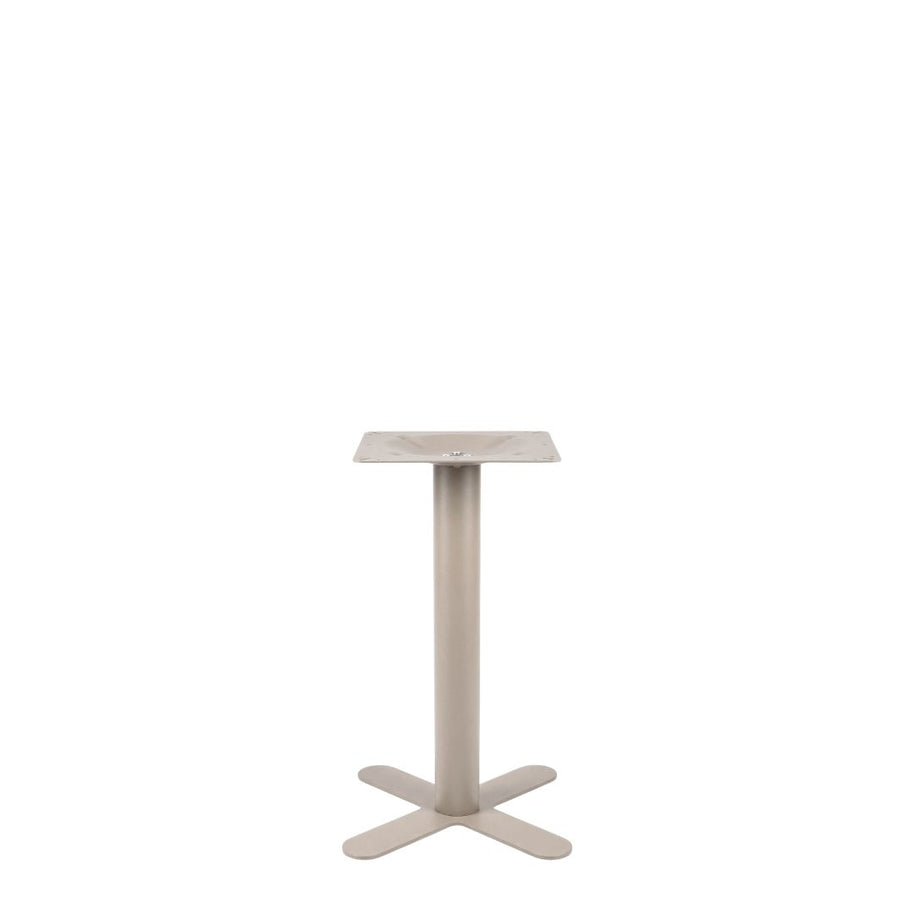LABEL51 Eetkamertafels X-Poot - Taupe - Metaal - X-Poot 50x50 cm