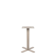 LABEL51 Eetkamertafels X-Poot - Taupe - Metaal - X-Poot 50x50 cm