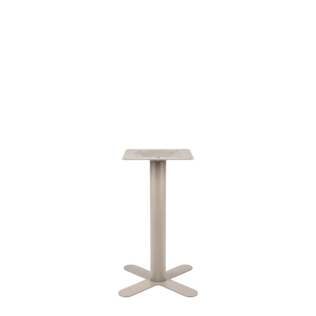 LABEL51 Eetkamertafels X-Poot - Taupe - Metaal - X-Poot 50x50 cm