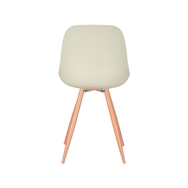 LABEL51 Eetkamerstoelen Rimini - Breeze - PP - Naturel Houtlook Frame