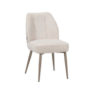LABEL51 Eetkamerstoelen Liam - Naturel - Geweven