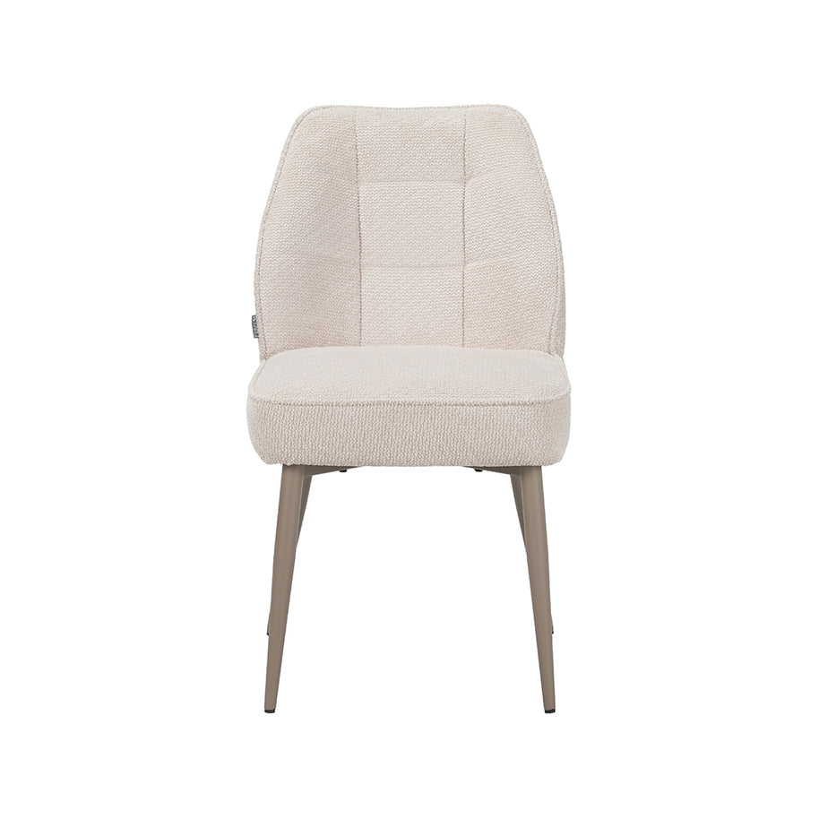 LABEL51 Eetkamerstoelen Liam - Naturel - Geweven
