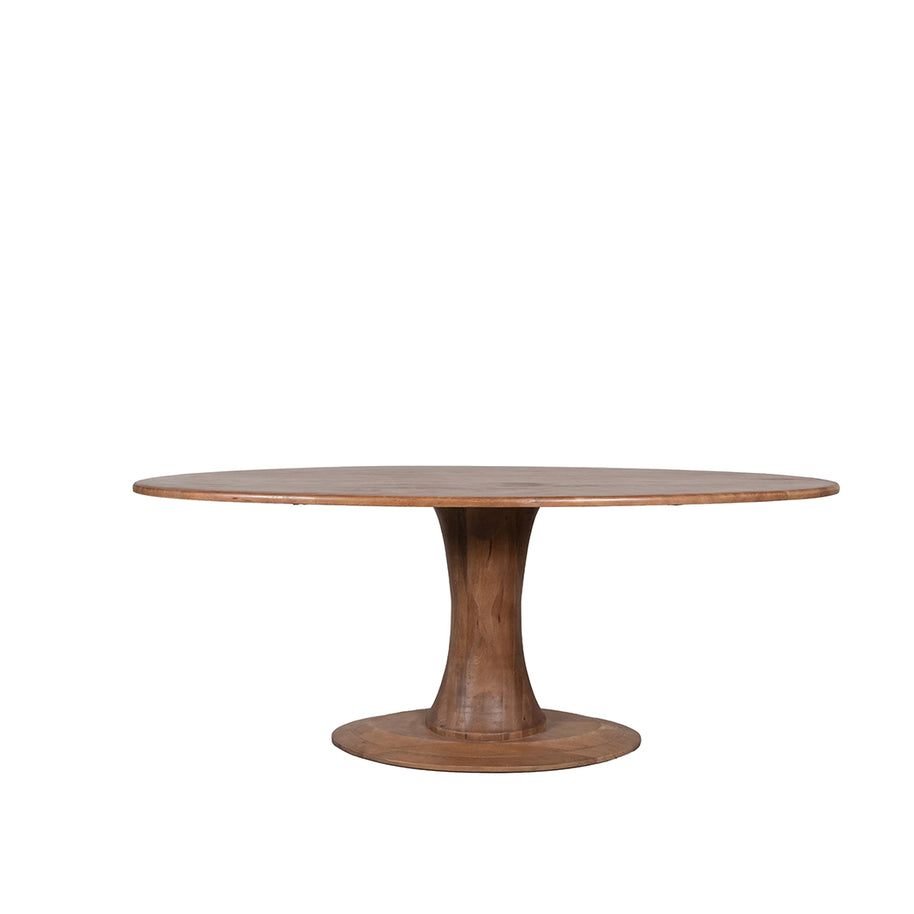 LABEL51 Eetkamertafels Craft - Nature Smooth - Mangohout - 230 cm - Ovaal