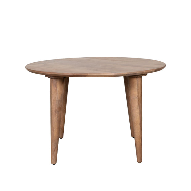 LABEL51 Eetkamertafels Fly - Nature Smooth - Mangohout - 120 cm - Rond