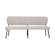 LABEL51 Eetkamerbanken Singapore - Naturel - Boucle - 220 cm
