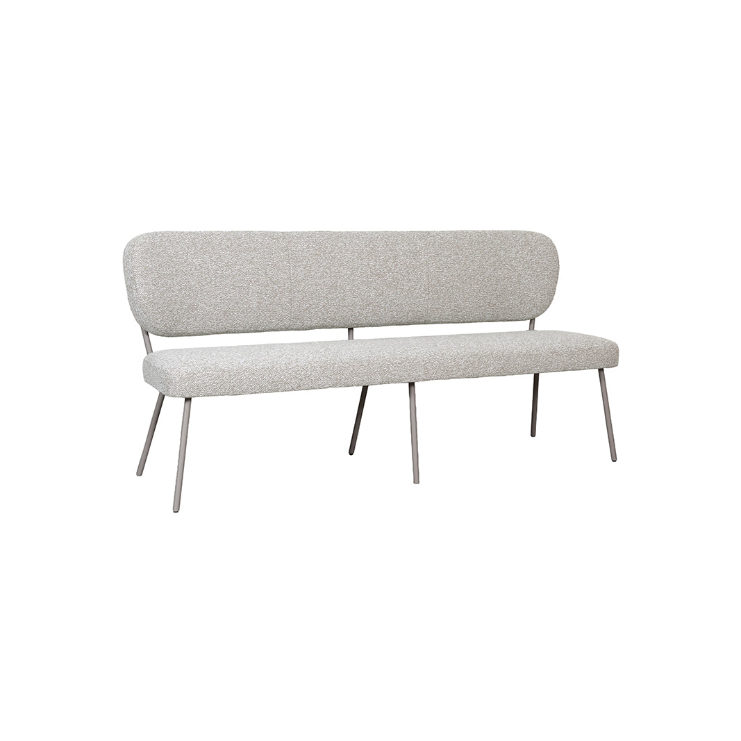 LABEL51 Eetkamerbanken Singapore - Naturel - Boucle - 160 cm