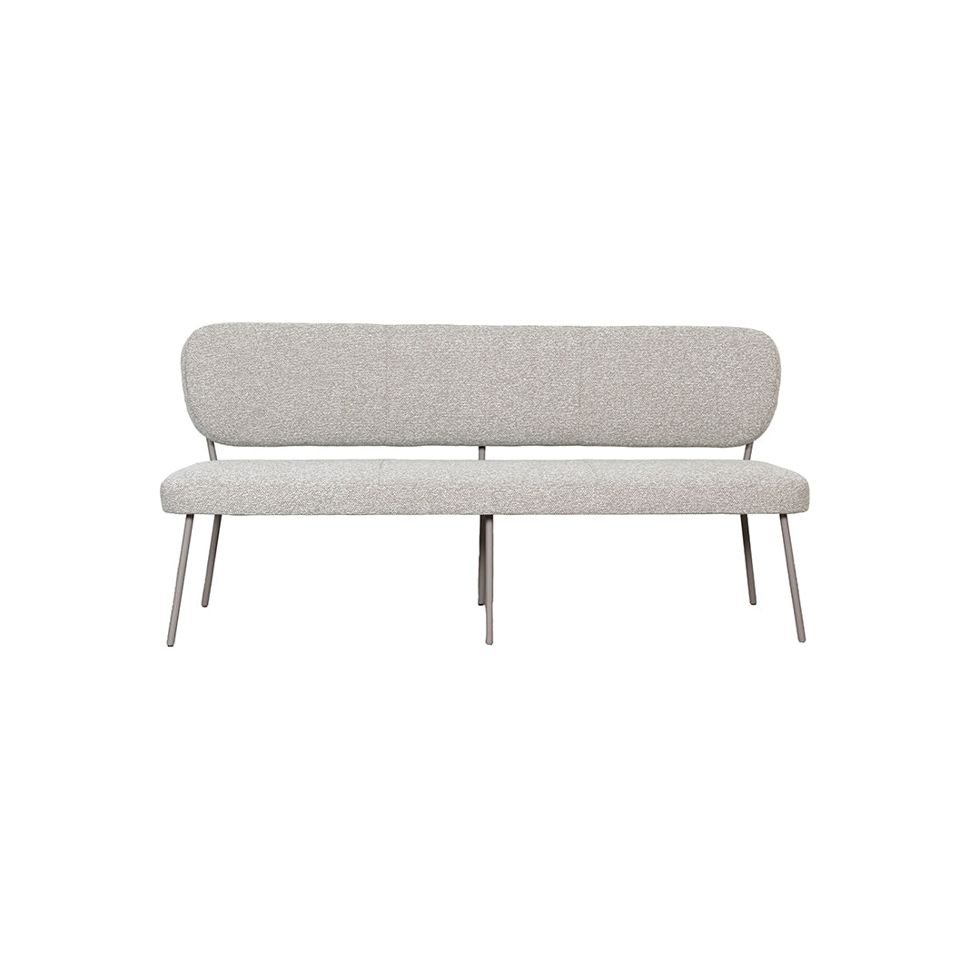 LABEL51 Eetkamerbanken Singapore - Naturel - Boucle - 160 cm