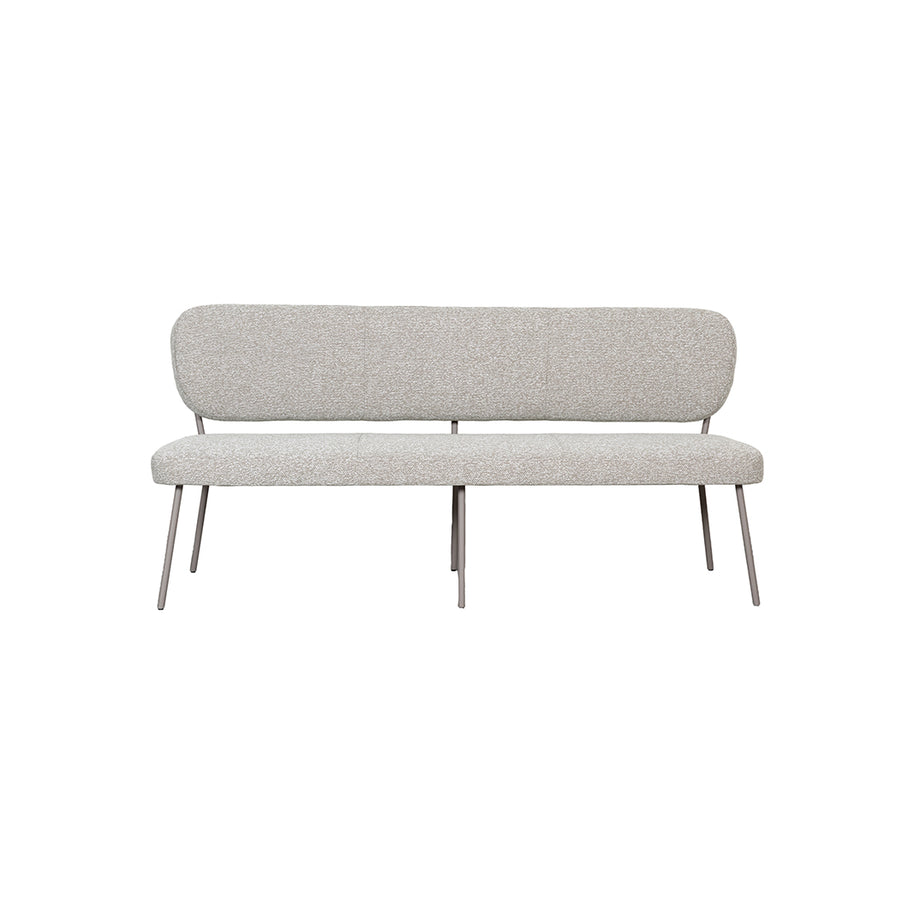 LABEL51 Eetkamerbanken Singapore - Naturel - Boucle - 160 cm