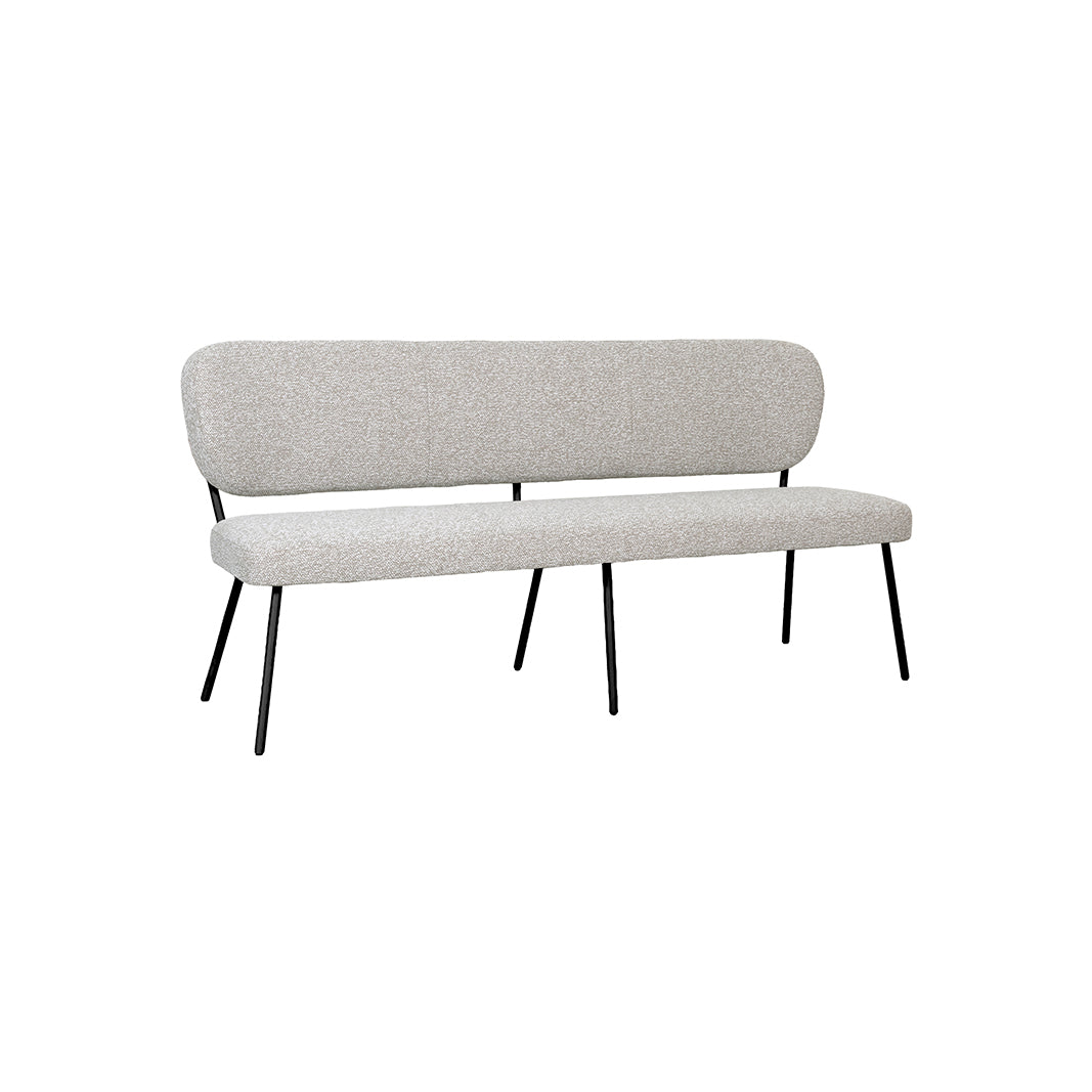 LABEL51 Eetkamerbanken Singapore - Naturel - Boucle - 160 cm