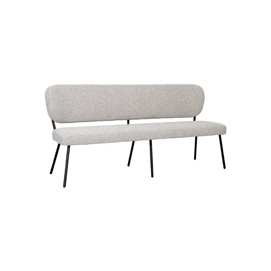 LABEL51 Eetkamerbanken Singapore - Naturel - Boucle - 160 cm