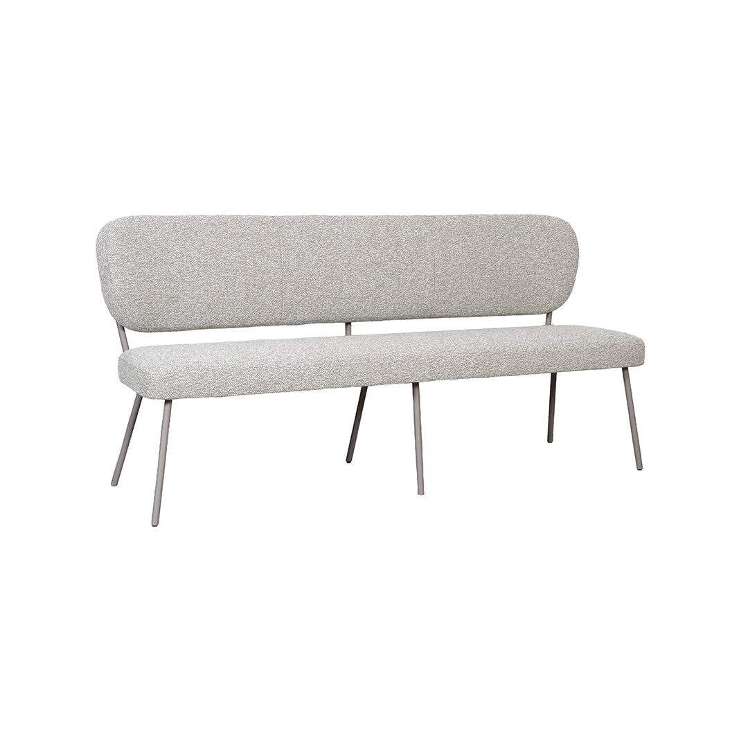 LABEL51 Eetkamerbanken Singapore - Naturel - Boucle - 190 cm