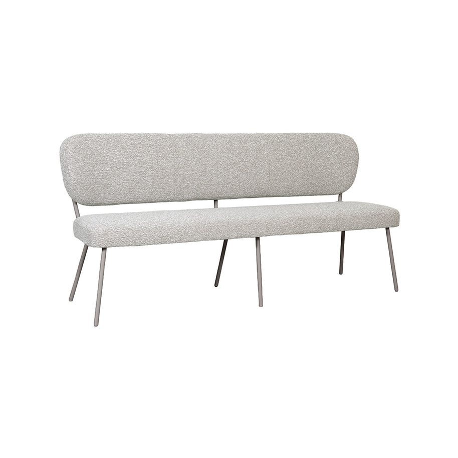 LABEL51 Eetkamerbanken Singapore - Naturel - Boucle - 190 cm