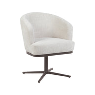 LABEL51 Eetkamerstoelen Cannes - Naturel - Geweven - Brons Metalen Frame