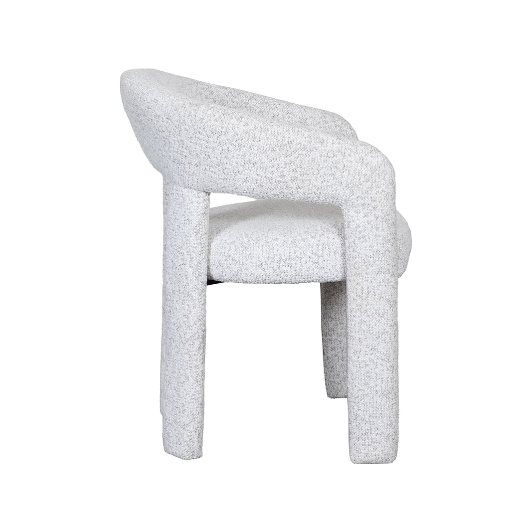LABEL51 Eetkamerstoelen Takara - Champagne - Geweven