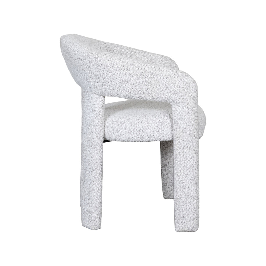 LABEL51 Eetkamerstoelen Takara - Champagne - Geweven
