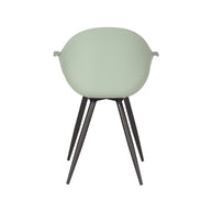 LABEL51 Eetkamerstoelen Luca - Forest - PP - Zwart Metalen Frame