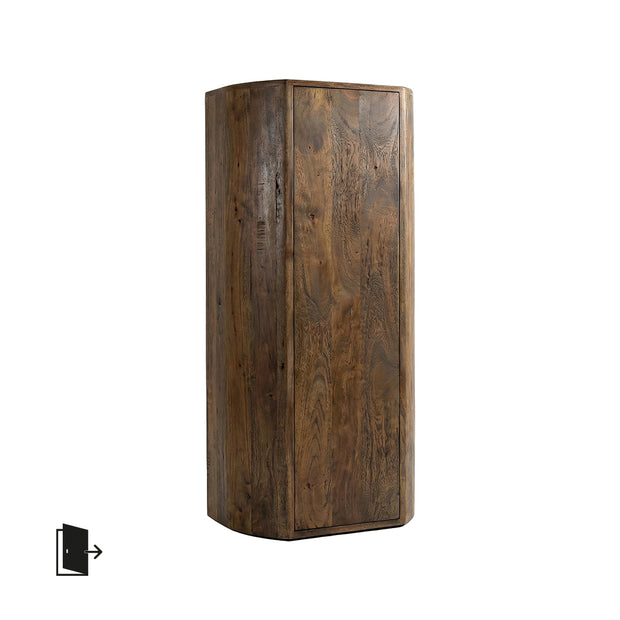 LABEL51 Bergkasten Saya - Espresso - Mangohout - 160 cm - Rechts