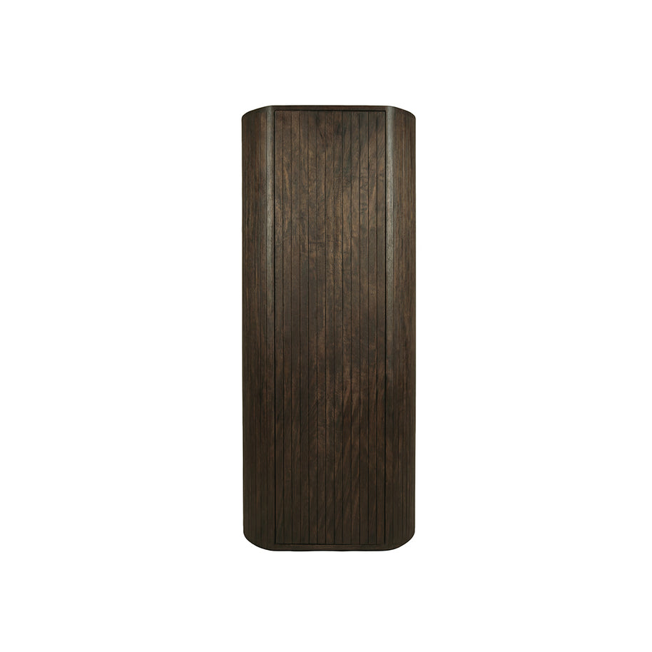 LABEL51 Bergkasten Miya - Espresso - Mangohout - 140 cm - Rechts