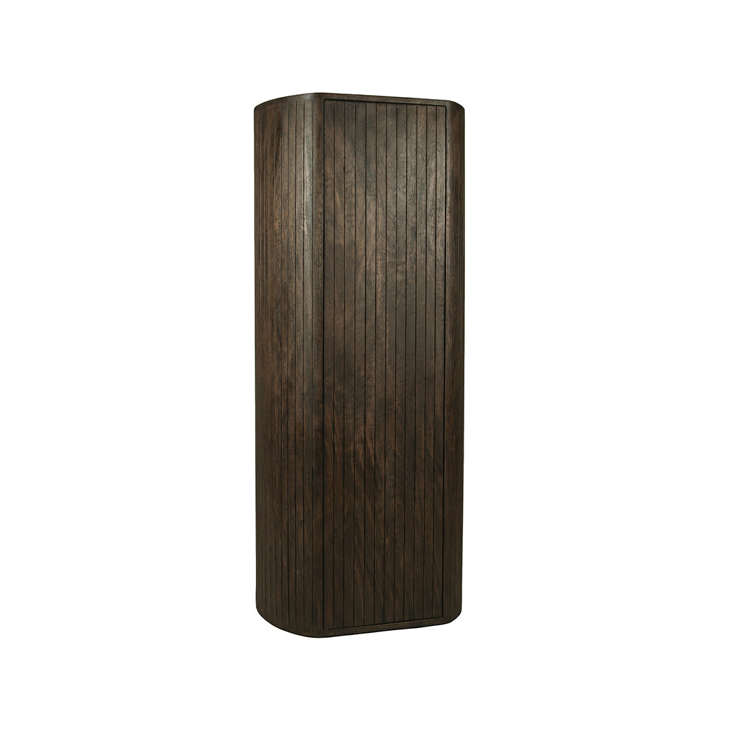 LABEL51 Bergkasten Miya - Espresso - Mangohout - 160 cm - Rechts