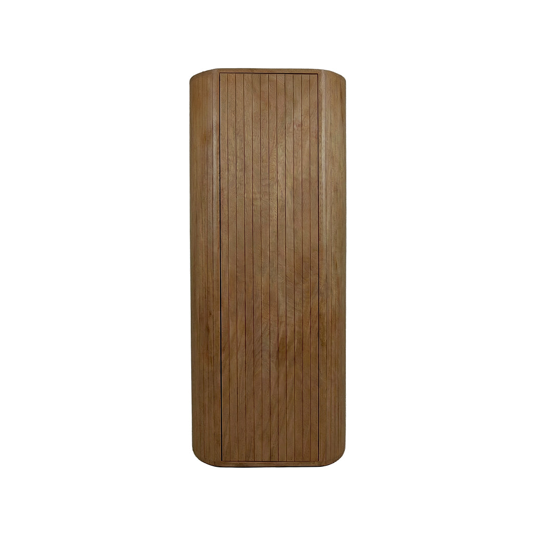 LABEL51 Bergkasten Miya - Natural - Mangohout - 160 cm - Rechts