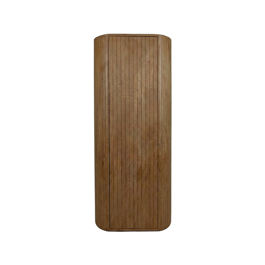 LABEL51 Bergkasten Miya - Natural - Mangohout - 160 cm - Rechts