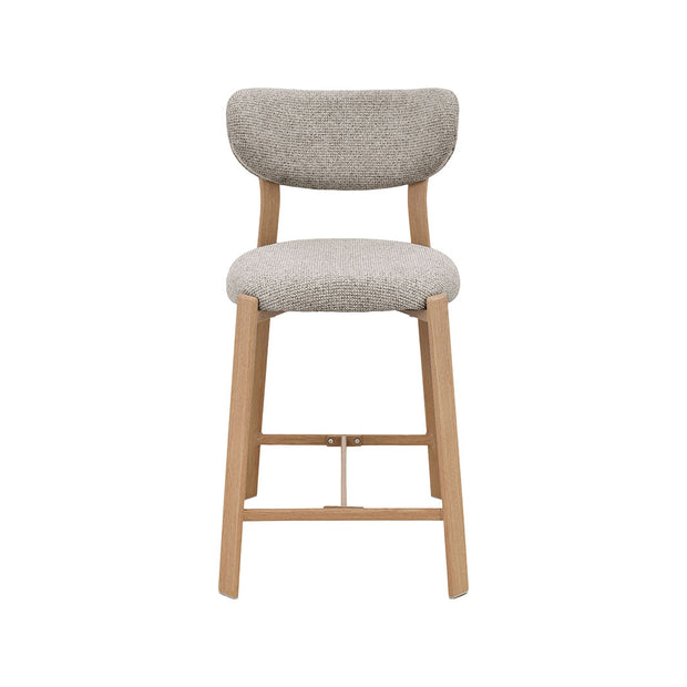 LABEL51 Barkrukken Mika - Beige - Geweven - Laag