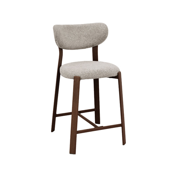 LABEL51 Barkrukken Mika - Beige - Geweven - Laag