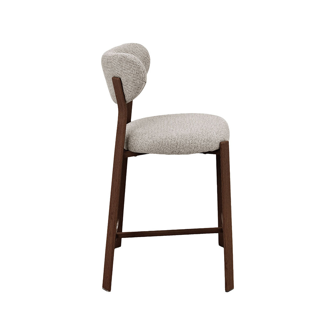 LABEL51 Barkrukken Mika - Beige - Geweven - Laag